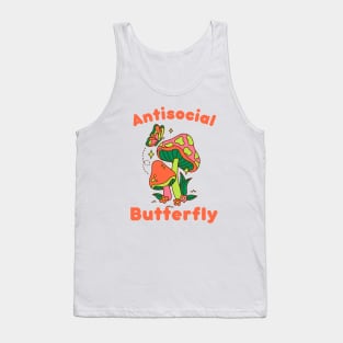 Antisocial butterfly Tank Top